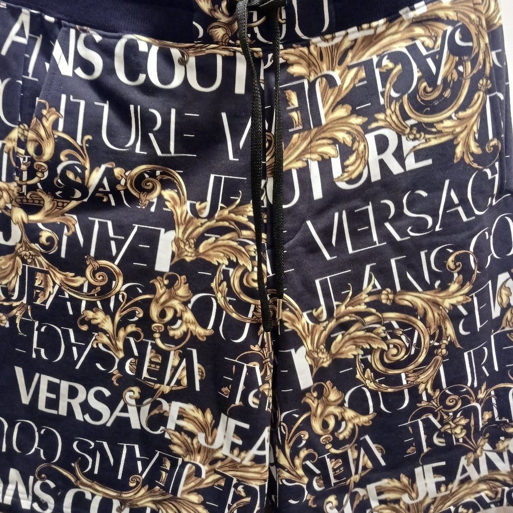 Versace Jeans Couture Men's Baroque Logo Shorts